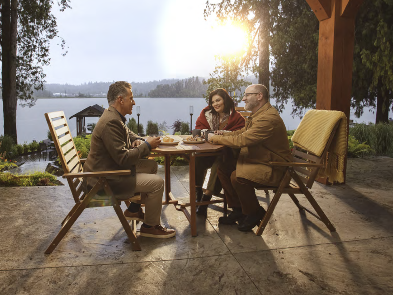 people sitting together