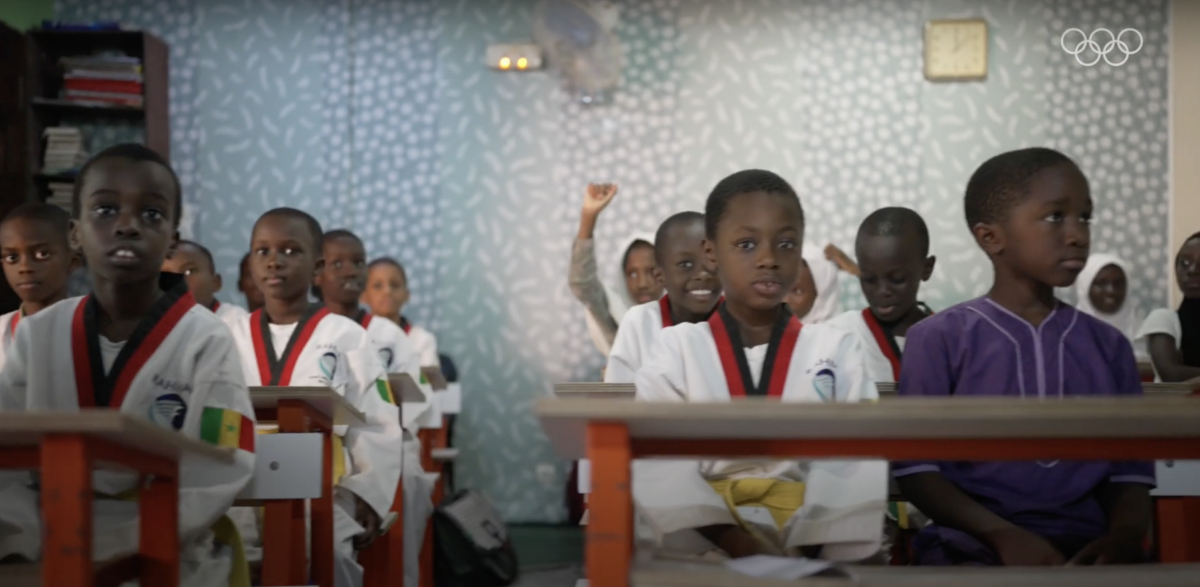 children in a classroom