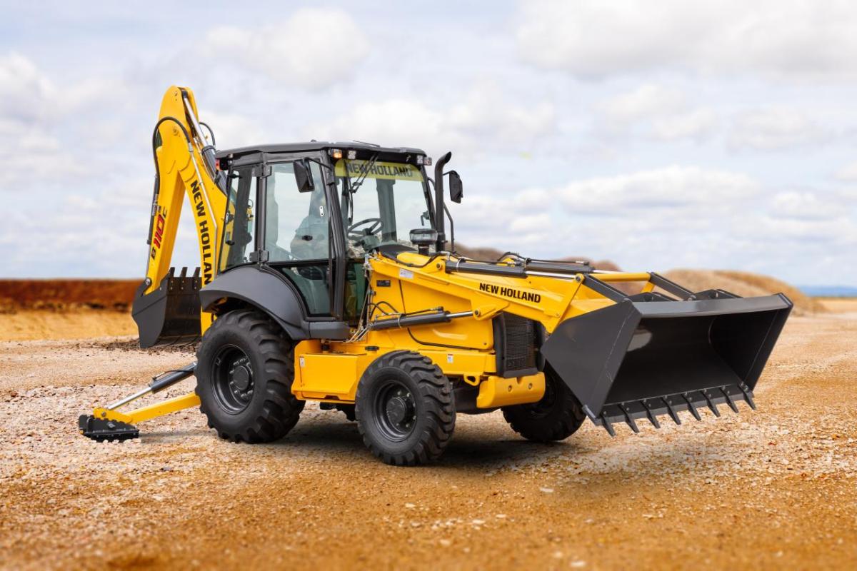 New Holland backhoe