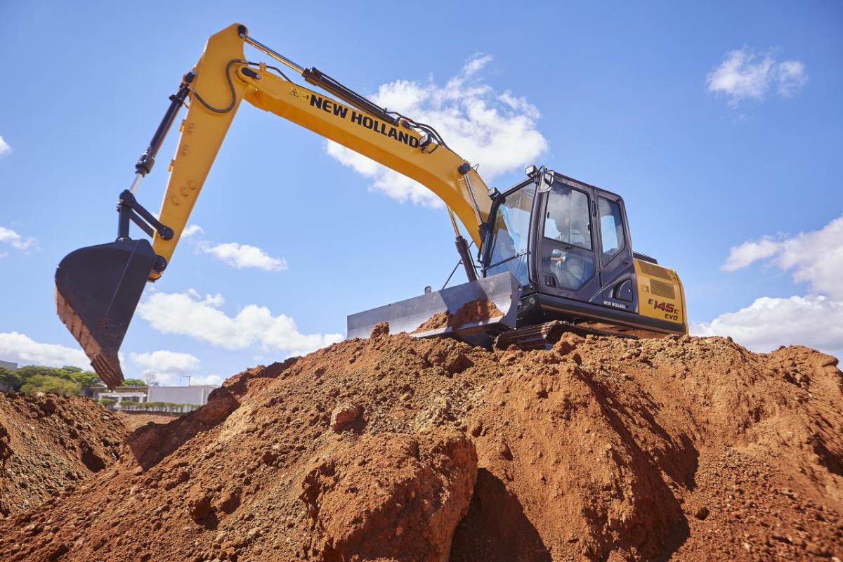 New Holland backhoe 