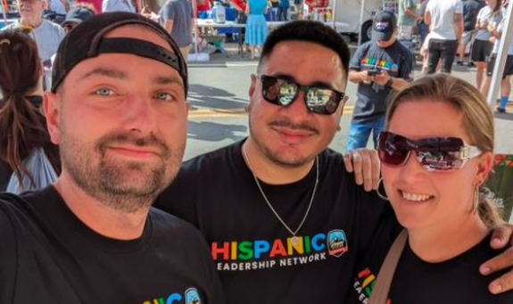 Group of people pose for picture at Annual Chile & Frijoles Festival