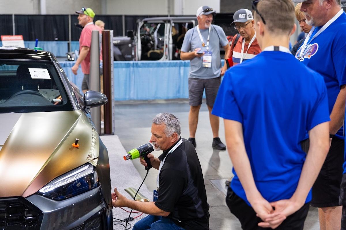 3M’s vehicle wrap demonstration was a popular stop at the recent SkillsUSA National Leadership and Skills Conference (NLSC) in Atlanta.  