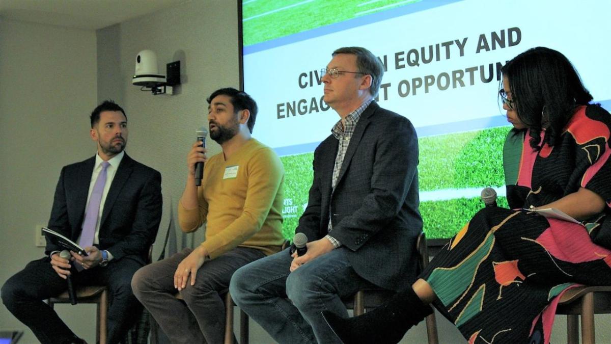 Panel of presenters at Points of Light's Corporate Service Council Summit