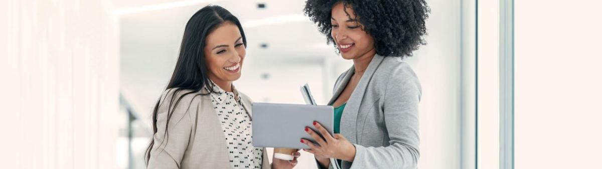 T. Rowe Price: Women Significantly Lag Behind Men in Retirement Savings Two women talking