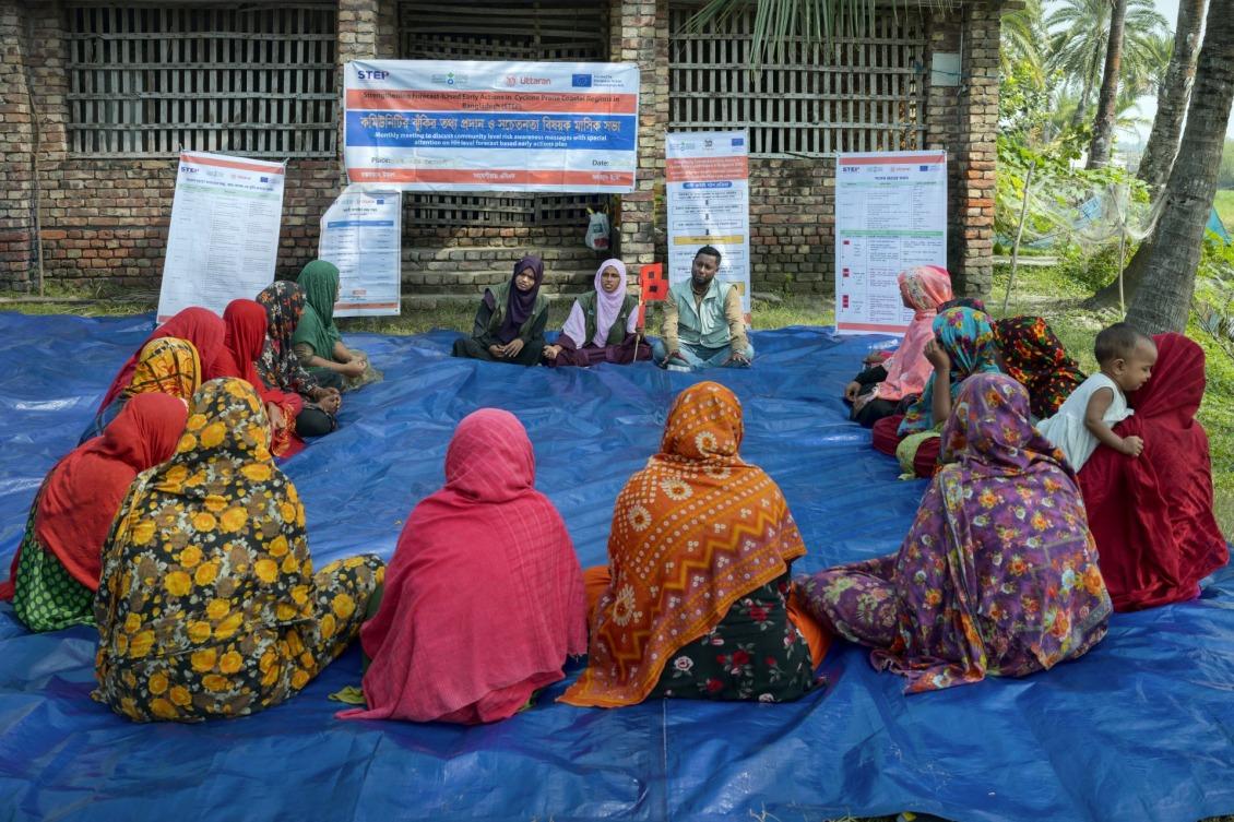 In Bangladesh, we took preemptive action against cyclones.