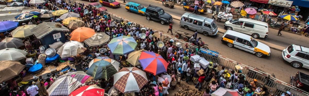 Crowds in Africa