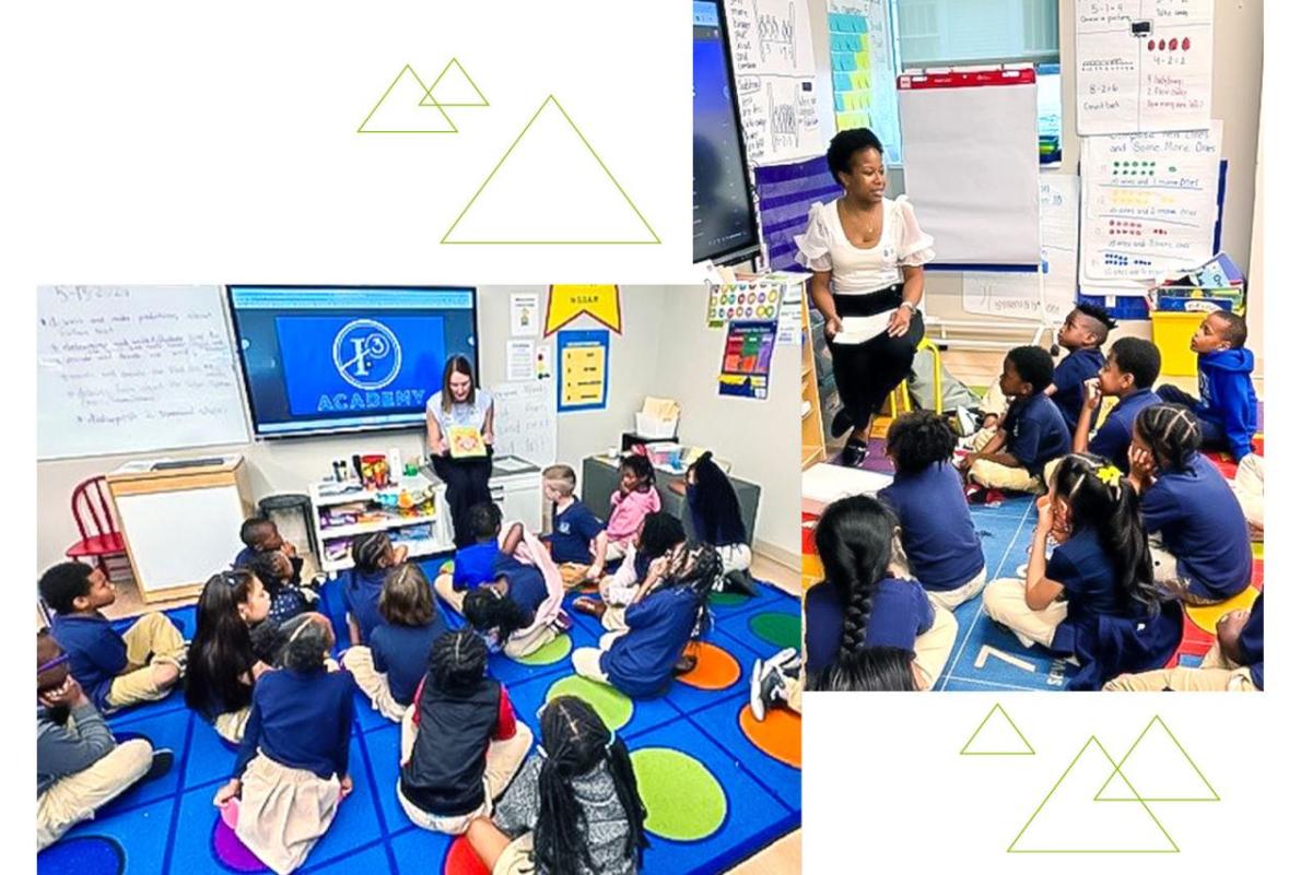 Collage of students and teachers