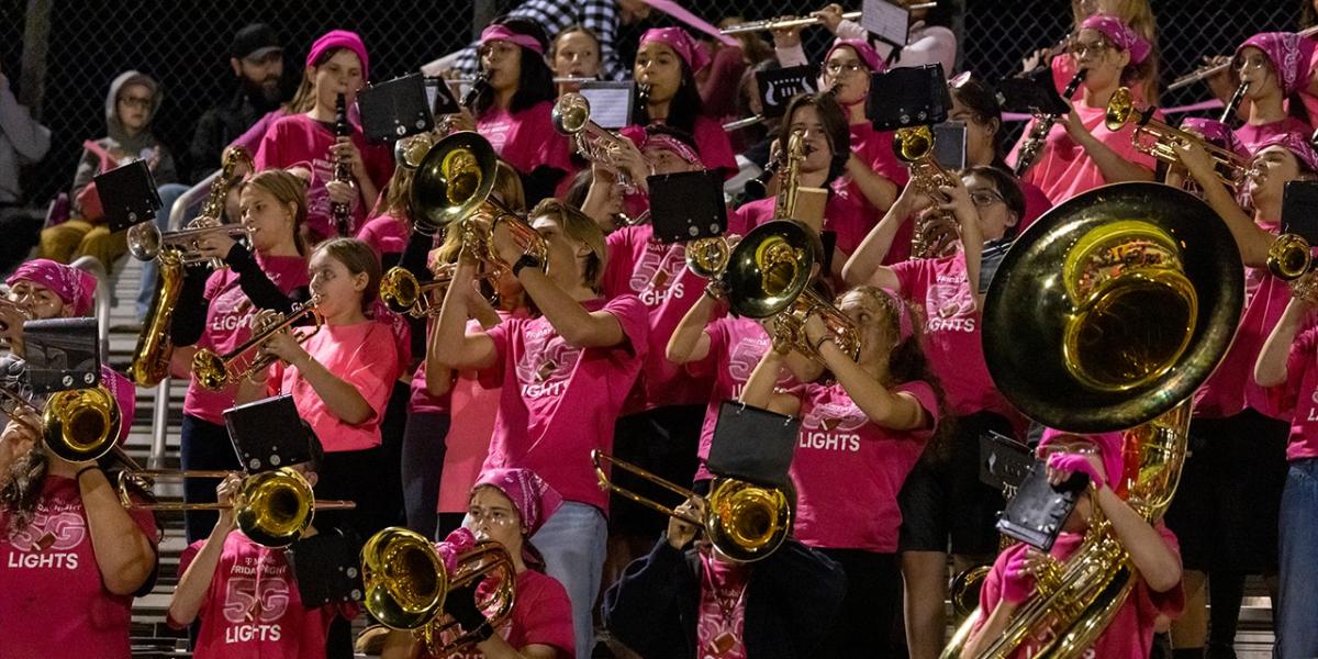 Team Band in the stands