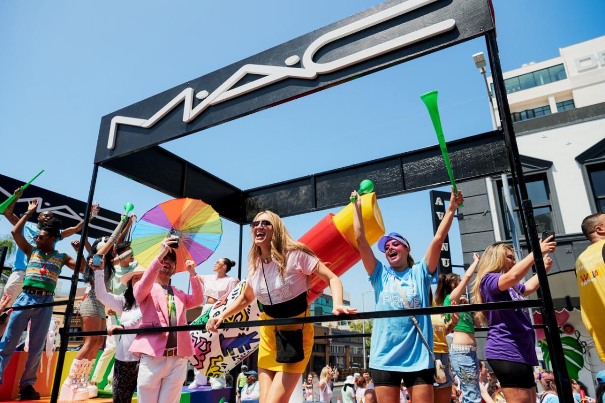 MAC float in the LA Pride Parade