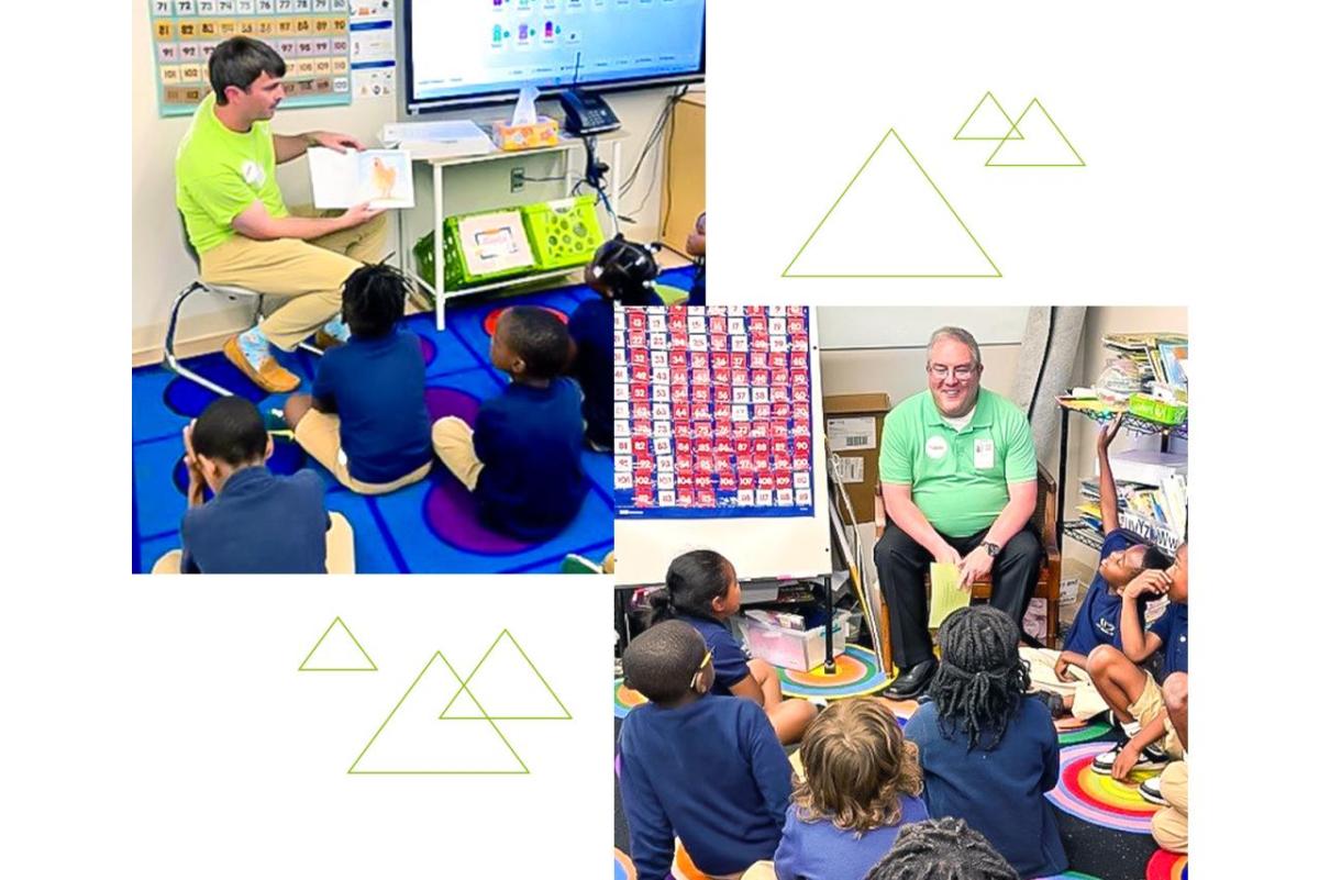 Collage of students and teachers