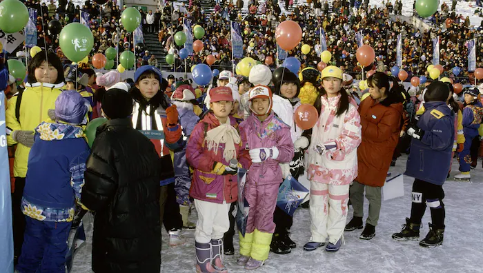 Fans in Sapporo City