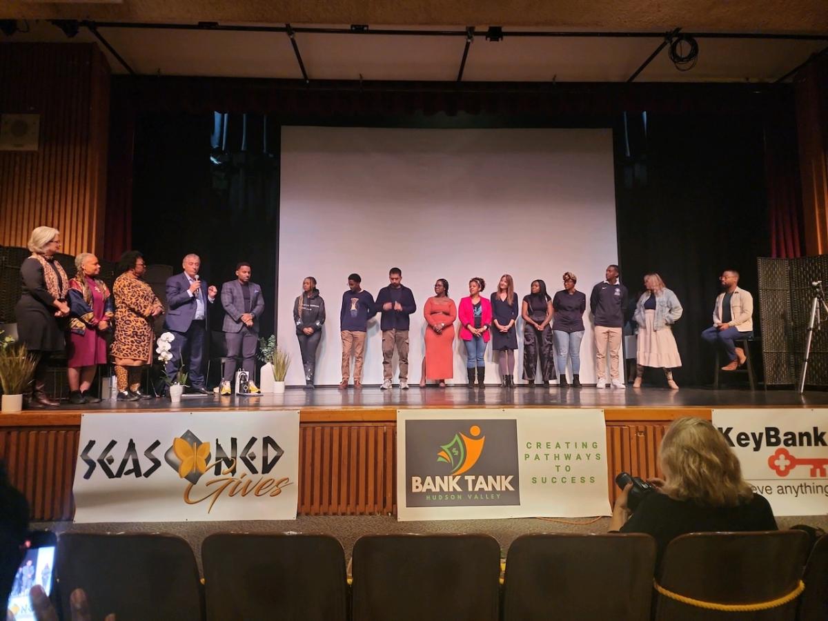 KeyBank at the Bank Tank pitch competition at Dutchess Community College.