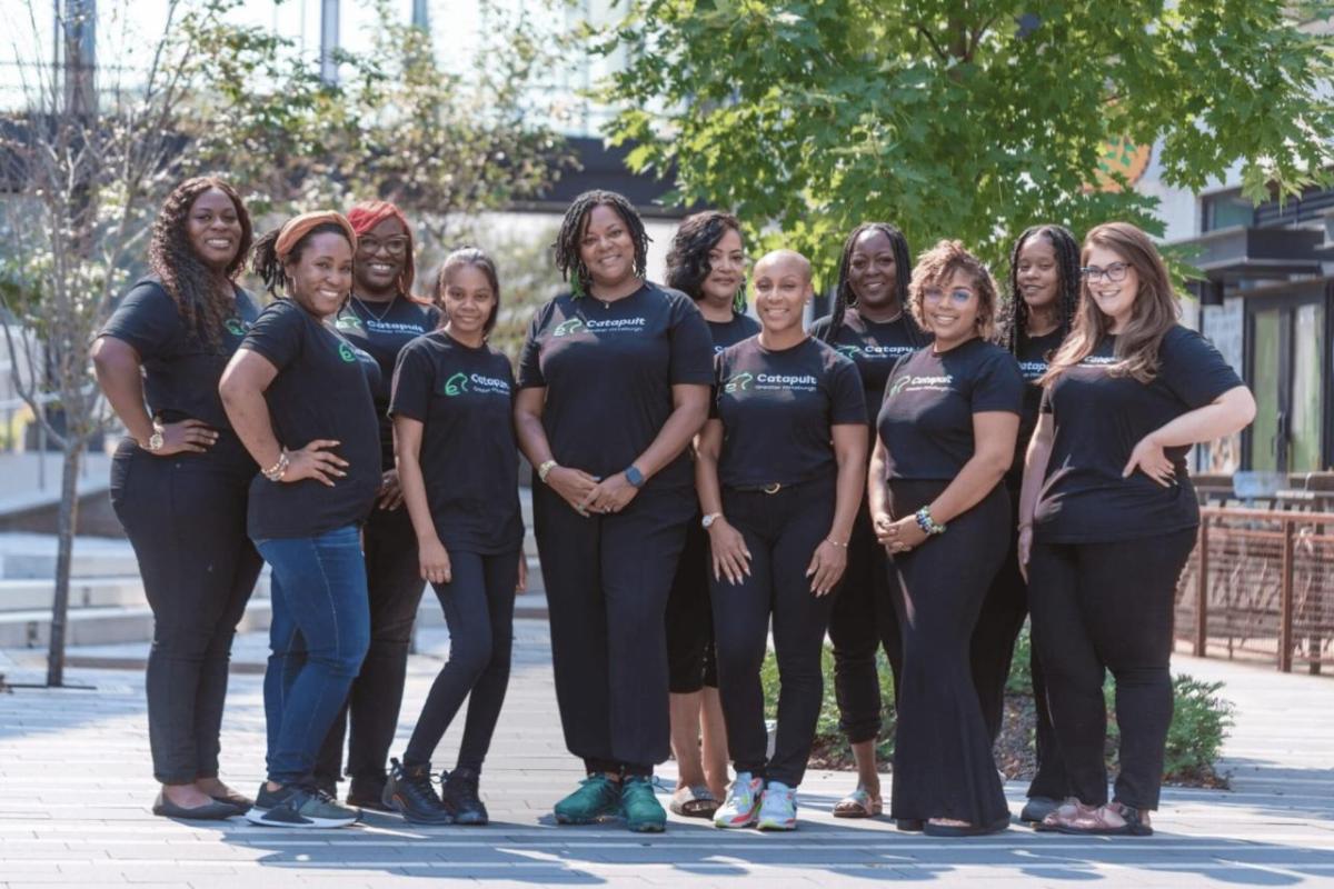 Black women from Catapult Greater Pittsburgh.