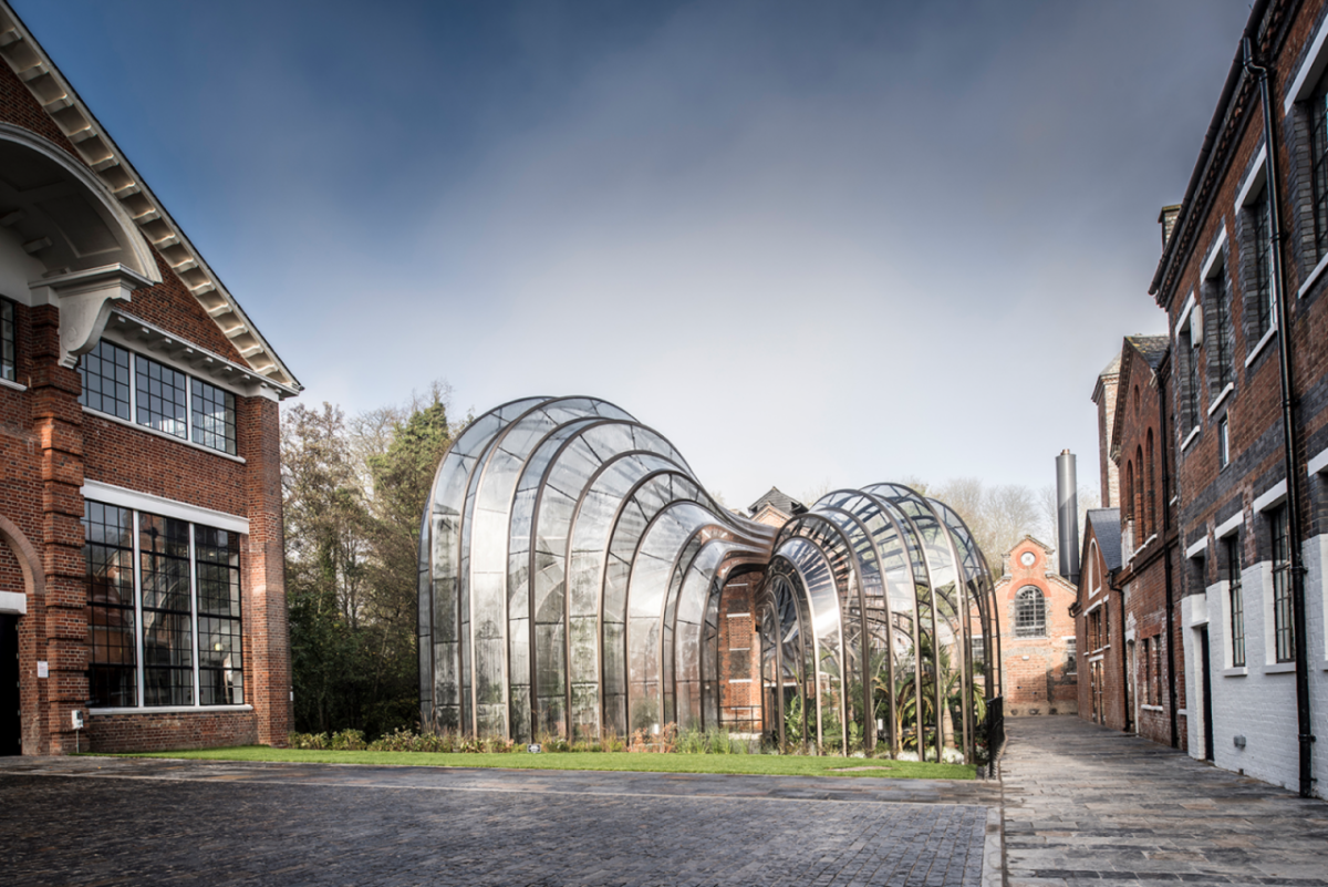 Bombay Sapphire Distillery glass building