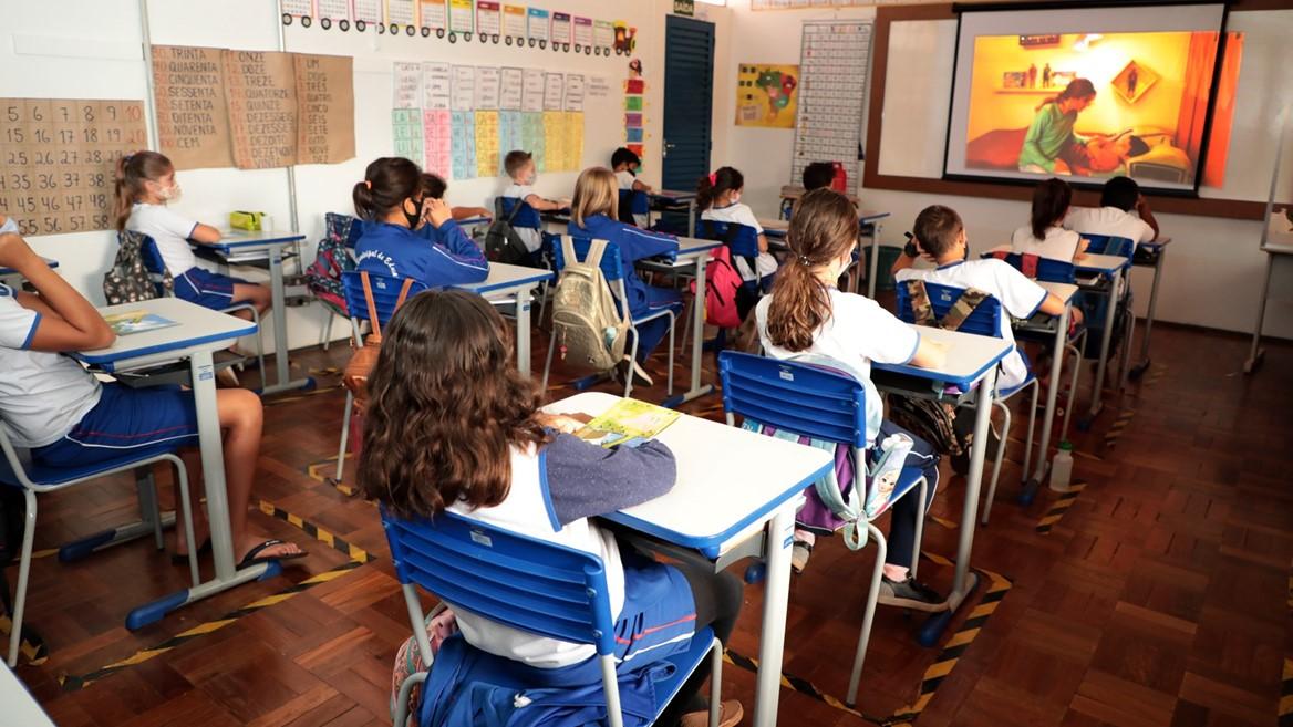 students in classroom