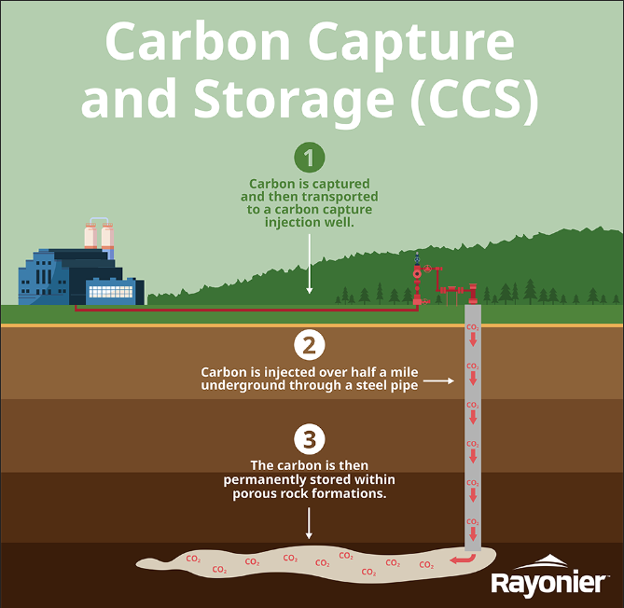 Carbon Capture and Storage graphic 