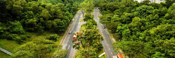 Cars driving on highway