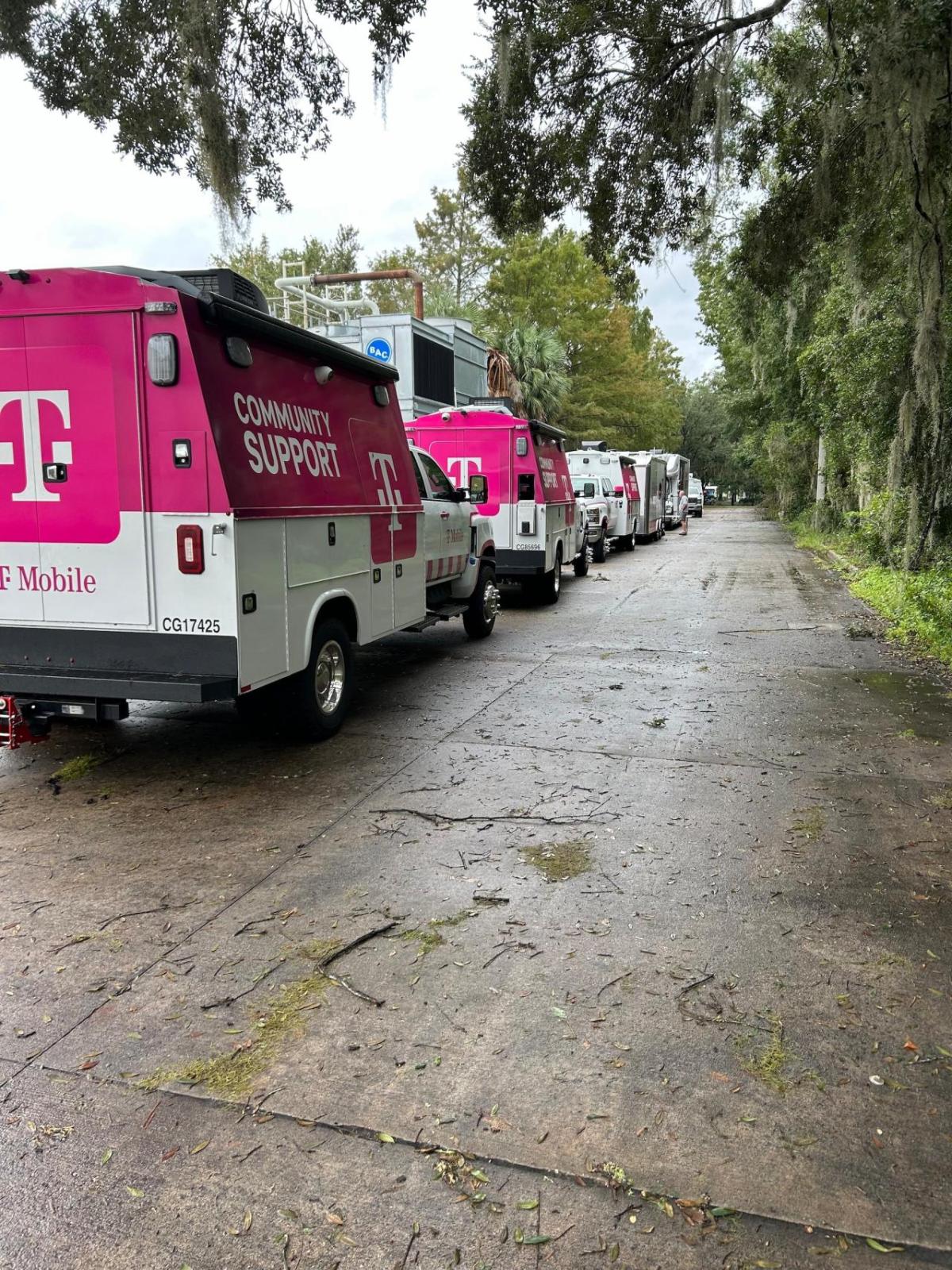 T-Mobile community support trucks 