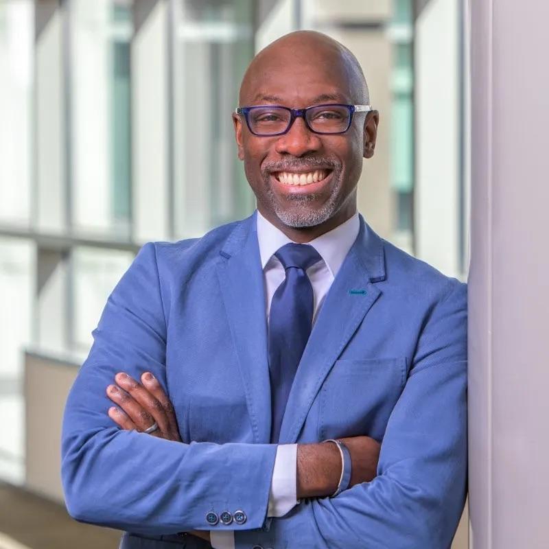 Headshot of Drew Otoo, Pharm.D. President of global vaccines, Merck