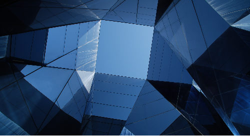 Glass prism.