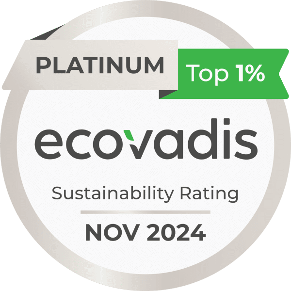 EcoVadis platinum rating logo