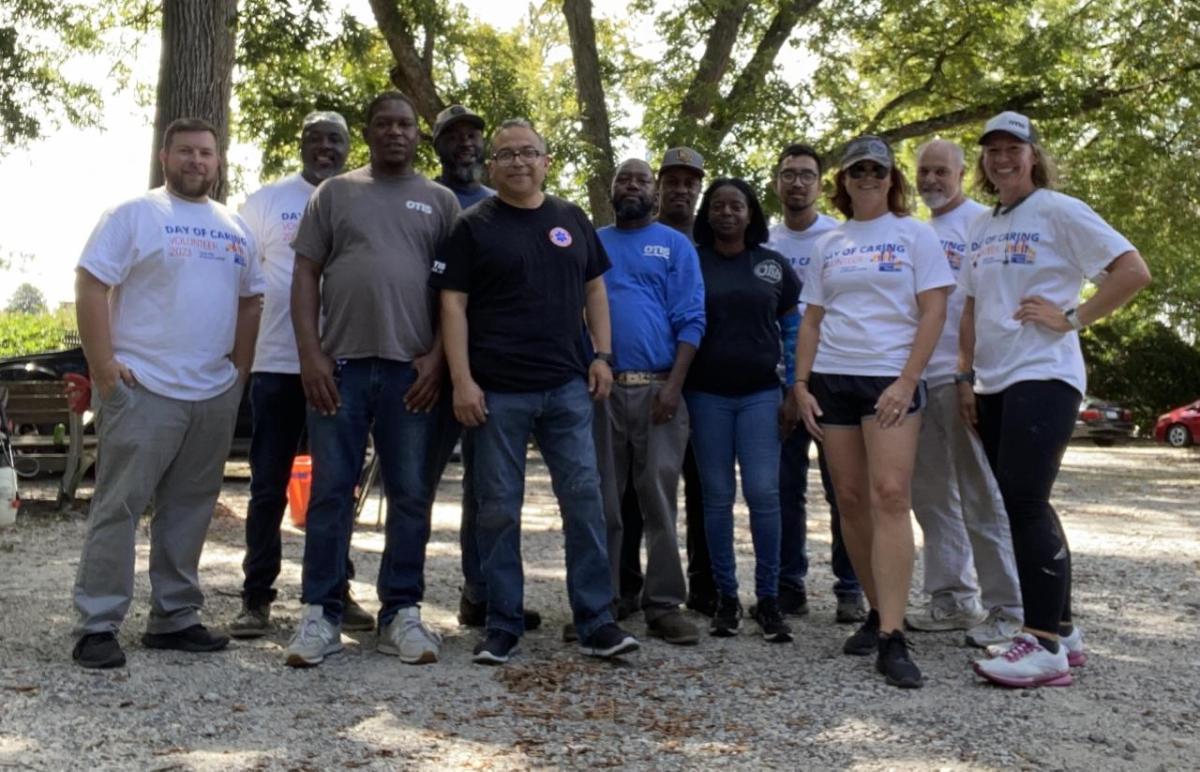 Otis Florence colleagues volunteer team