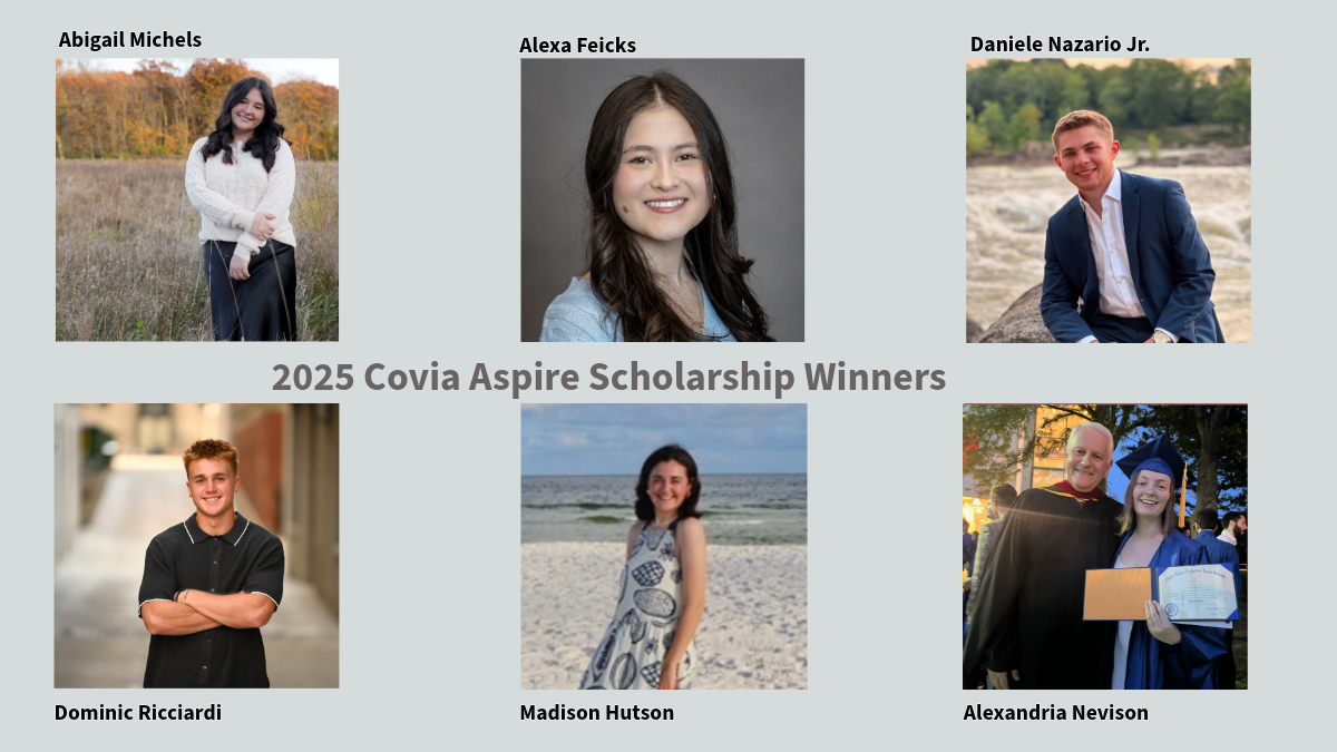 gallery image of "2025 Covia Aspire Scholarship Winners"