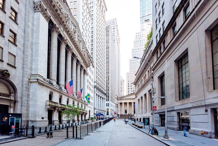 picture looking down city street with buildings on either side