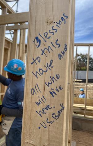 U.S. Bank employees volunteered 6,000 hours at Habitat projects last year.