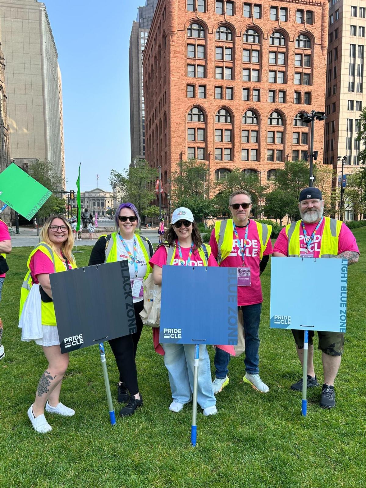 AEG employees from the Agora Theatre and AXS came together for Pride in the CLE.