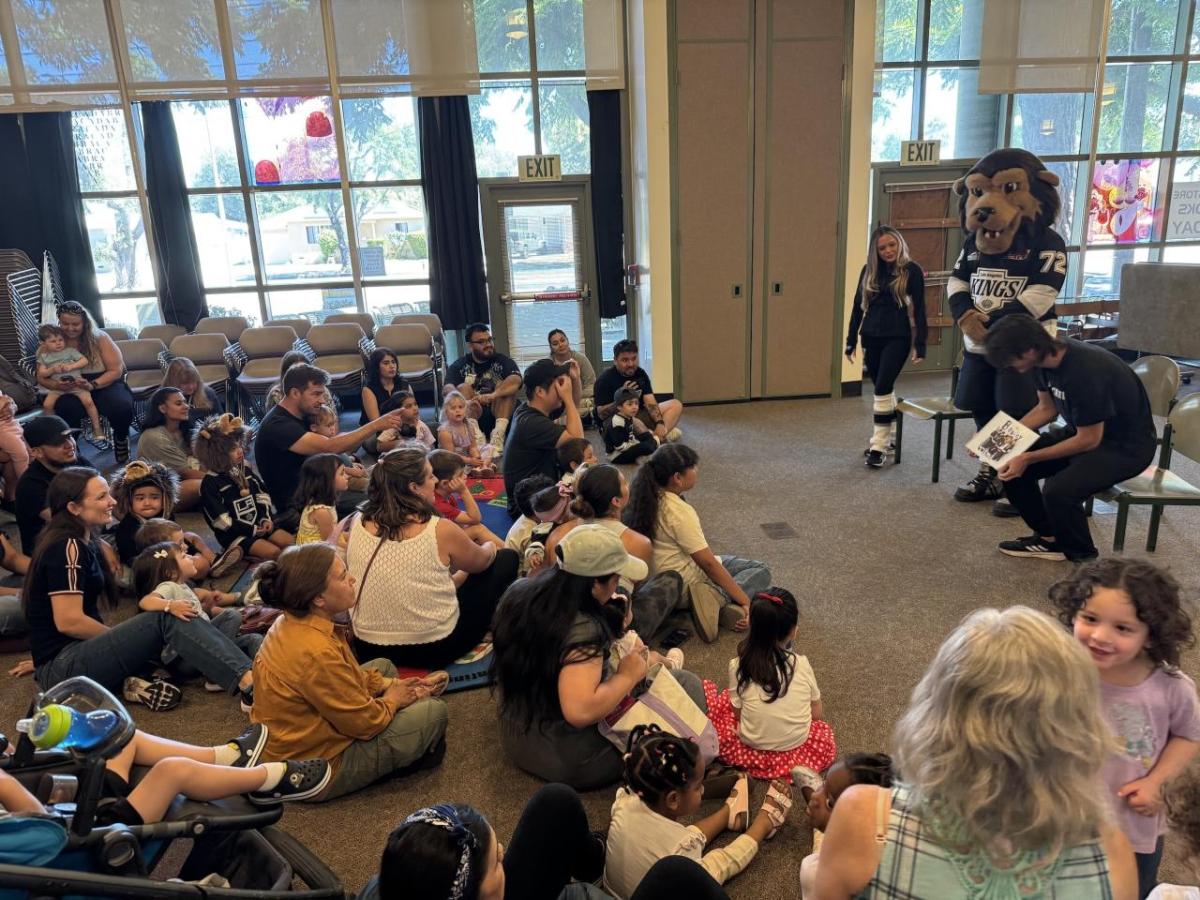 The LA Kings are bringing their passion for hockey to local libraries with their Storytime with the LA Kings” initiative.