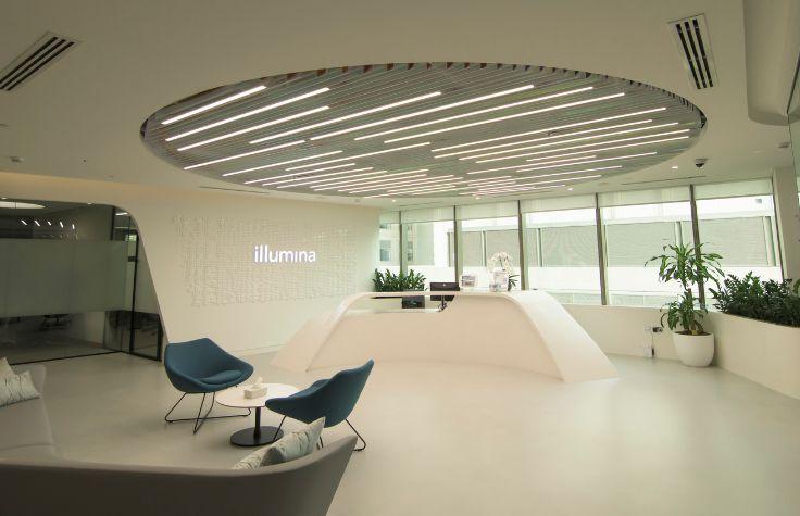 Interior of the Illumina Dubai center.