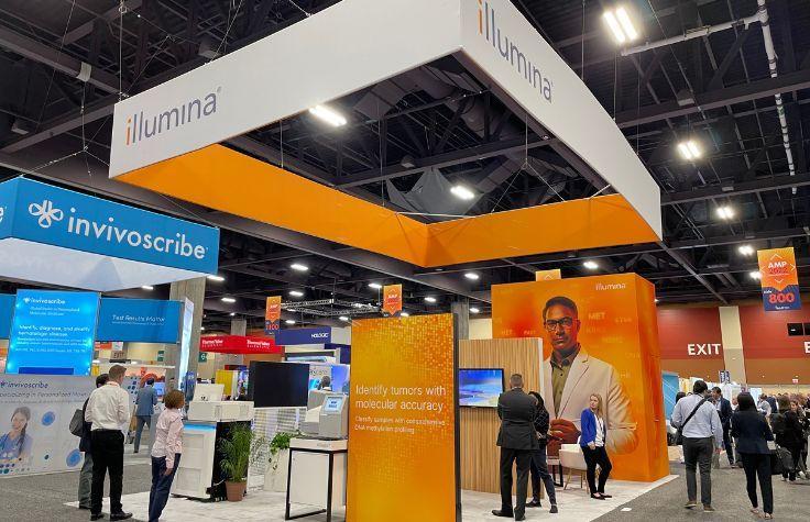 Illumina booth at AMP 2022.