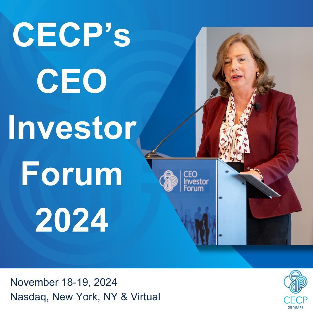 CECP's CEO Investor Forum 2024