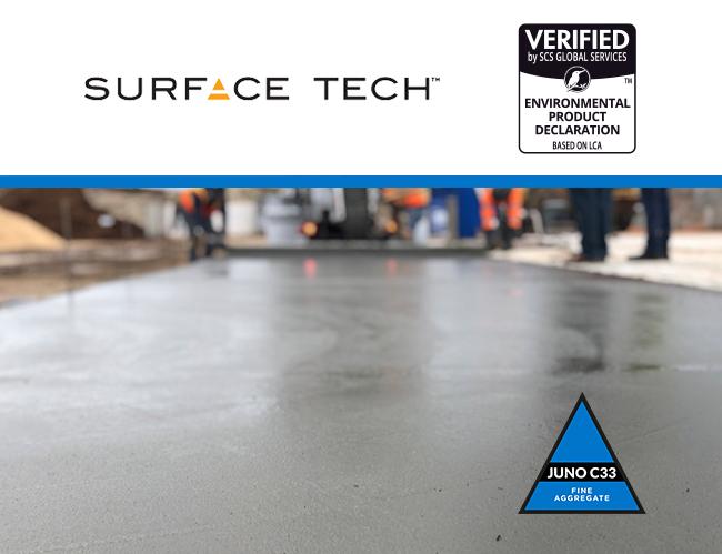 Surface Tech logo with verification logo