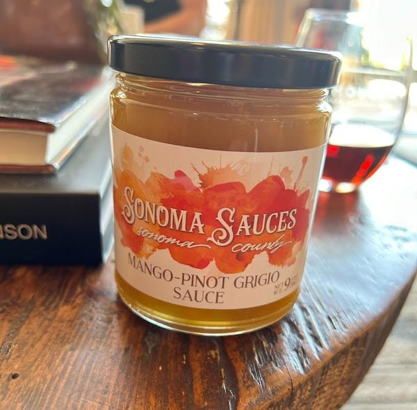 Sonoma Sauces: Mango-Pinot Grigio Sauce.