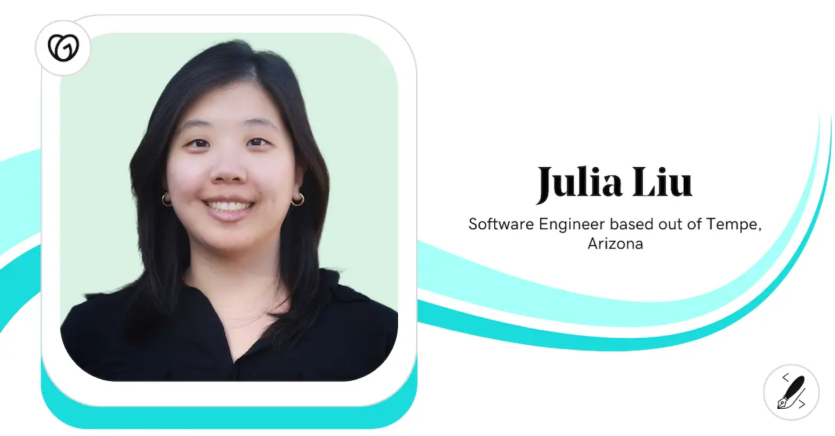 Julia Liu, Software Engineer, GoDaddy.