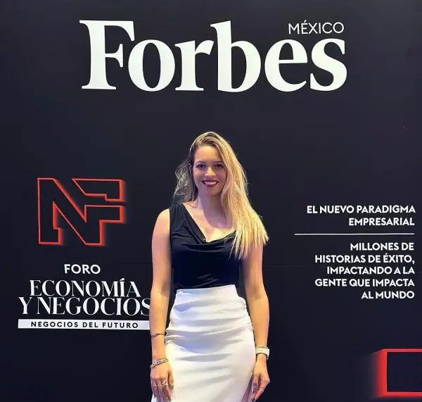 Karla Huerta on the cover of Forbes Mexico