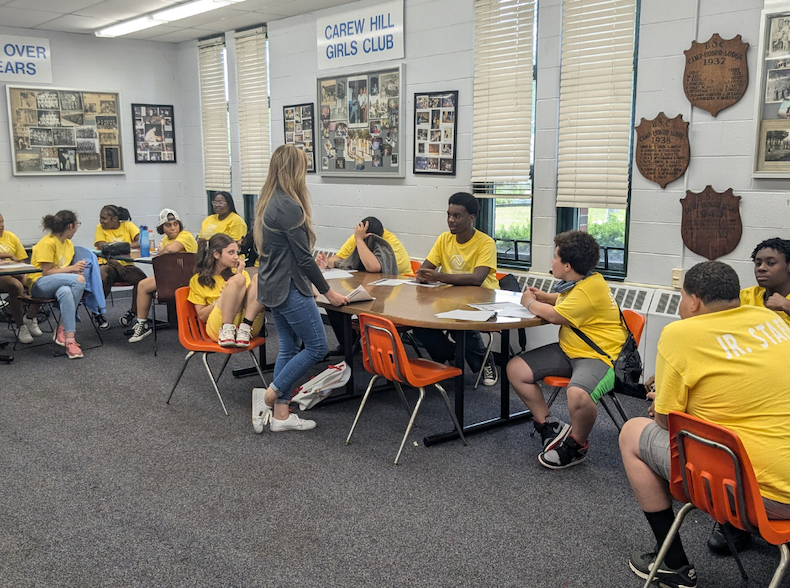 Presentation at Youths at Springfield Boys & Girls Club.