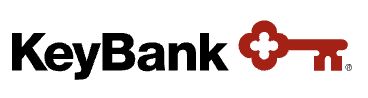 KeyBank logo with red key.