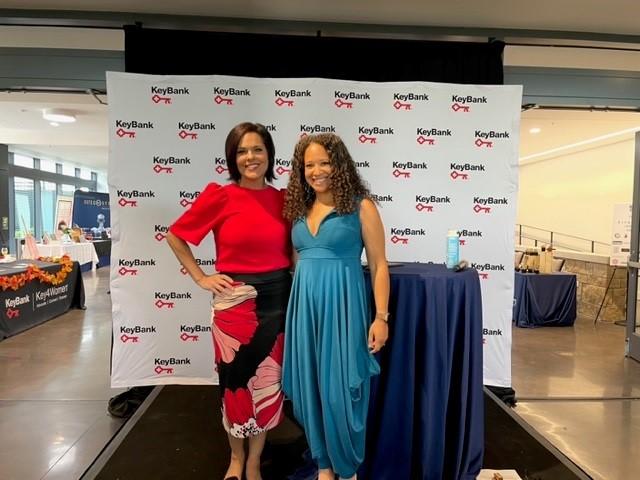  KDKA-TV News Anchor Kym Gable and Kiya Tomlin at the Key4Women Forum in Pittsburgh         