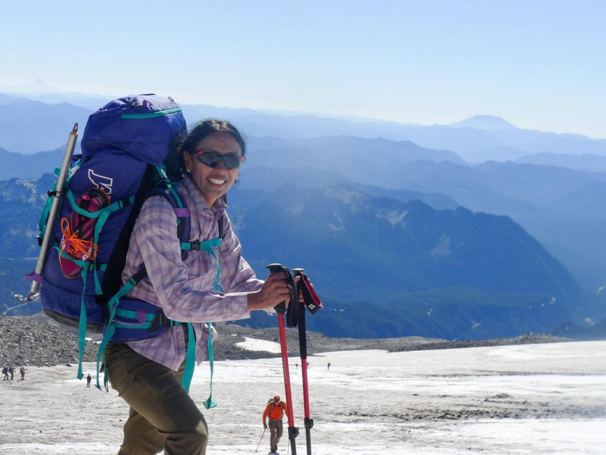 Rajani Bhakta hiking