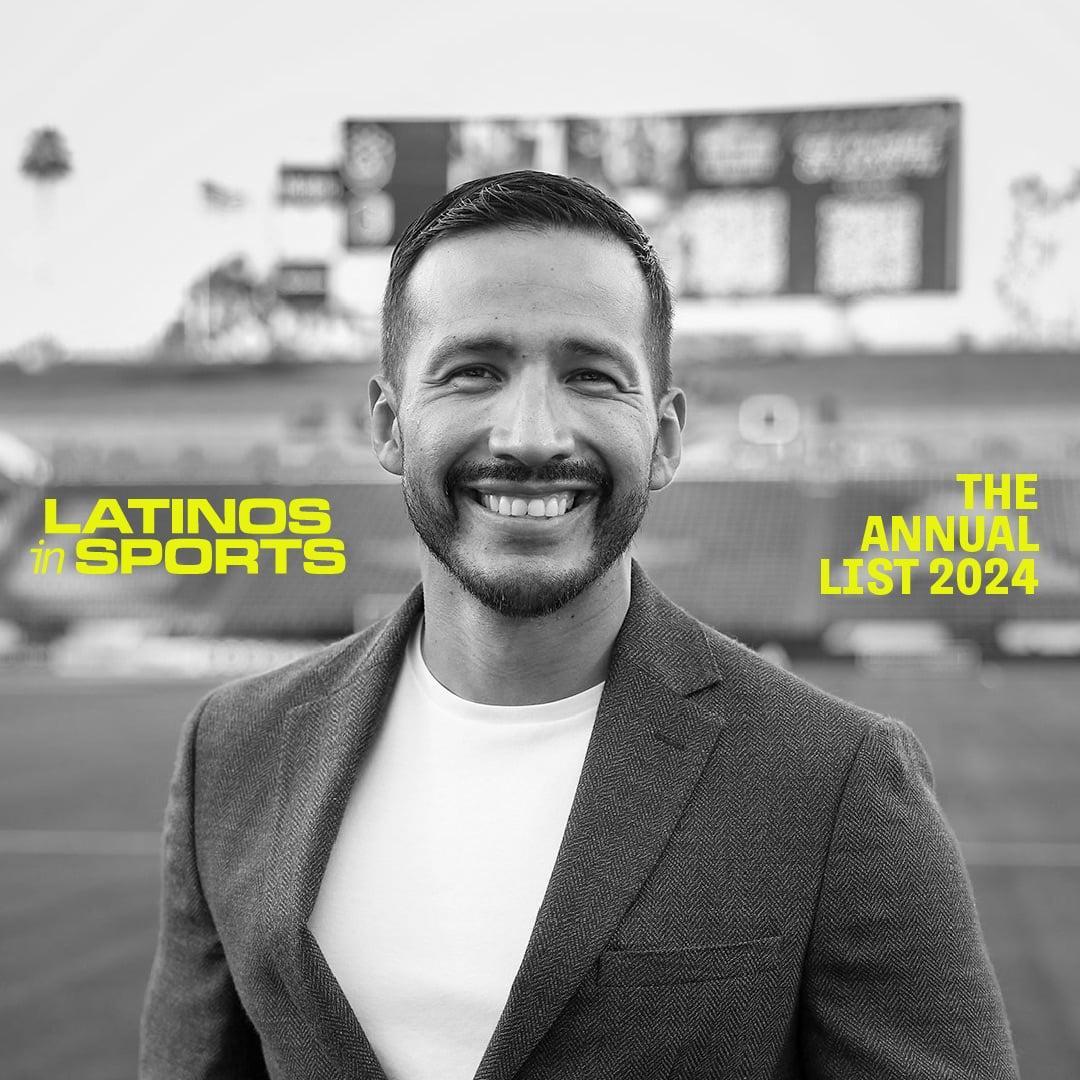 AEG's Urel Martinez, Chief Revenue Officer of LA Galaxy, was recognized in Hispanic Executive's prestigious 2024 Latinos in Sports annual series. (Photo by Jon Lorentz)