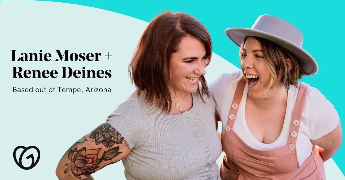 Lanie Moser + Renee Deines, GoDaddy, Tempe, AZ.