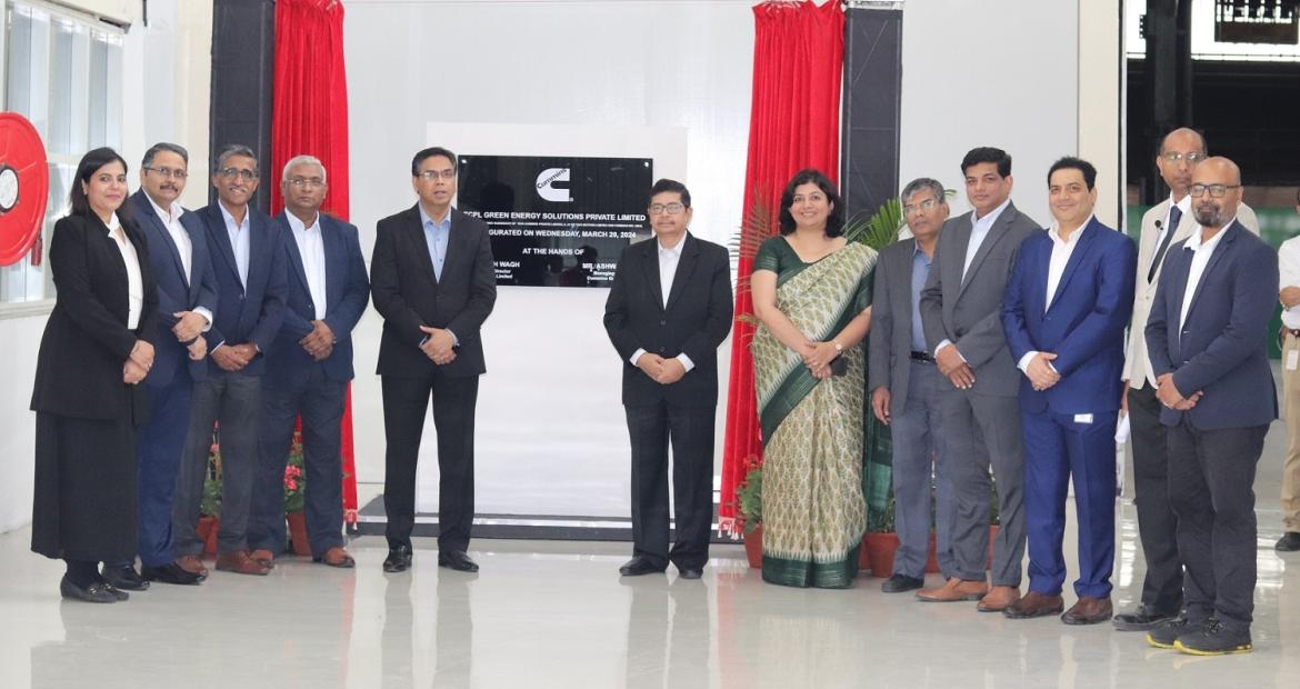 Leaders from Cummins Group and Tata Motors at the TCPL GES inauguration ceremony