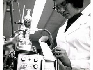 Woman in a lab