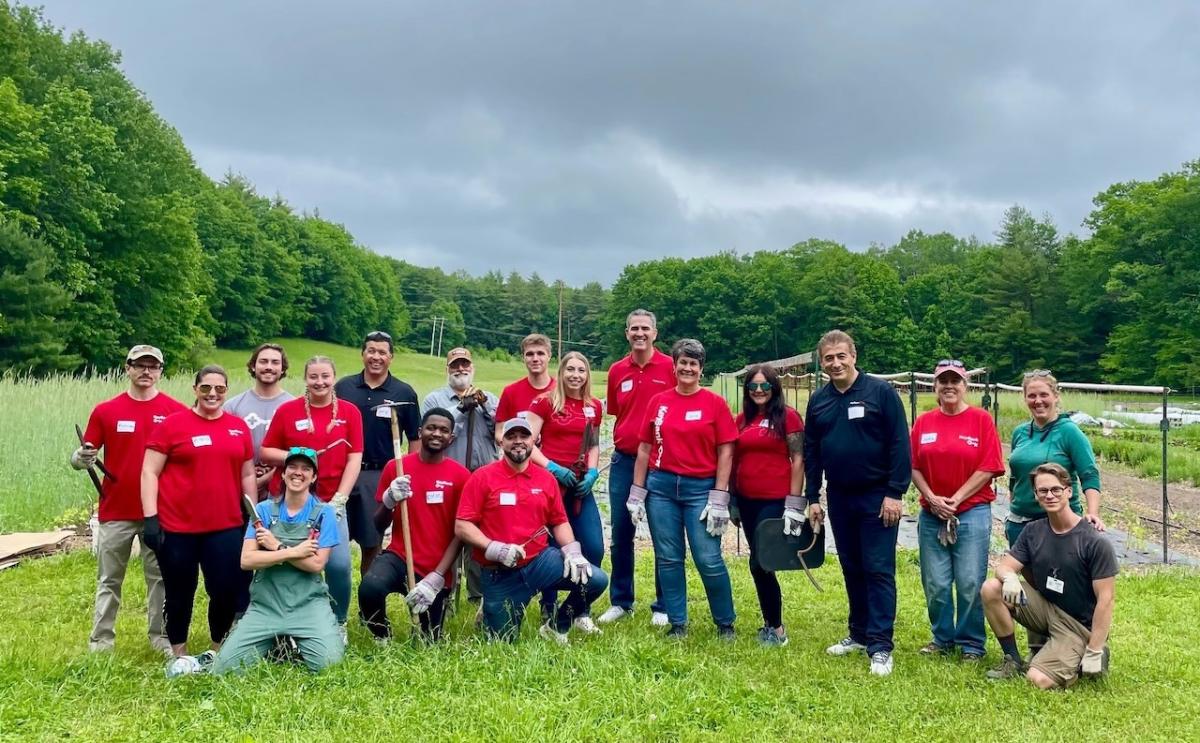 Maine Ecology School, Saco Maine, volunteers shown.