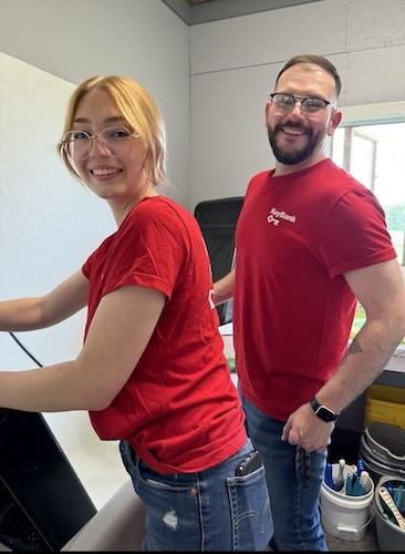 KeyBank volunteers at Spirit Place, Maine.