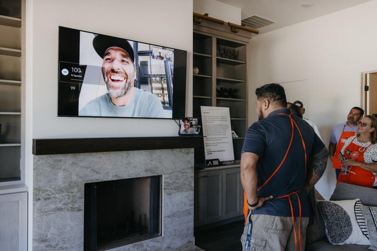 U.S. Army Sergeant Anesi “Maverick” Tu’ufuli in his newly built home.