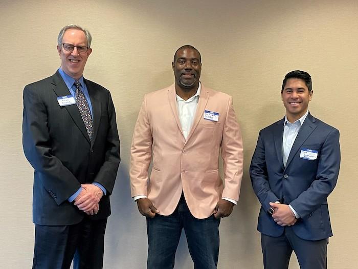 Photo of three graduates of the Supplier Diversity Mentorship Program.